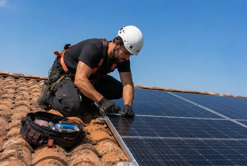 Maintenance et monitoring de panneaux solaires à Bretignolles